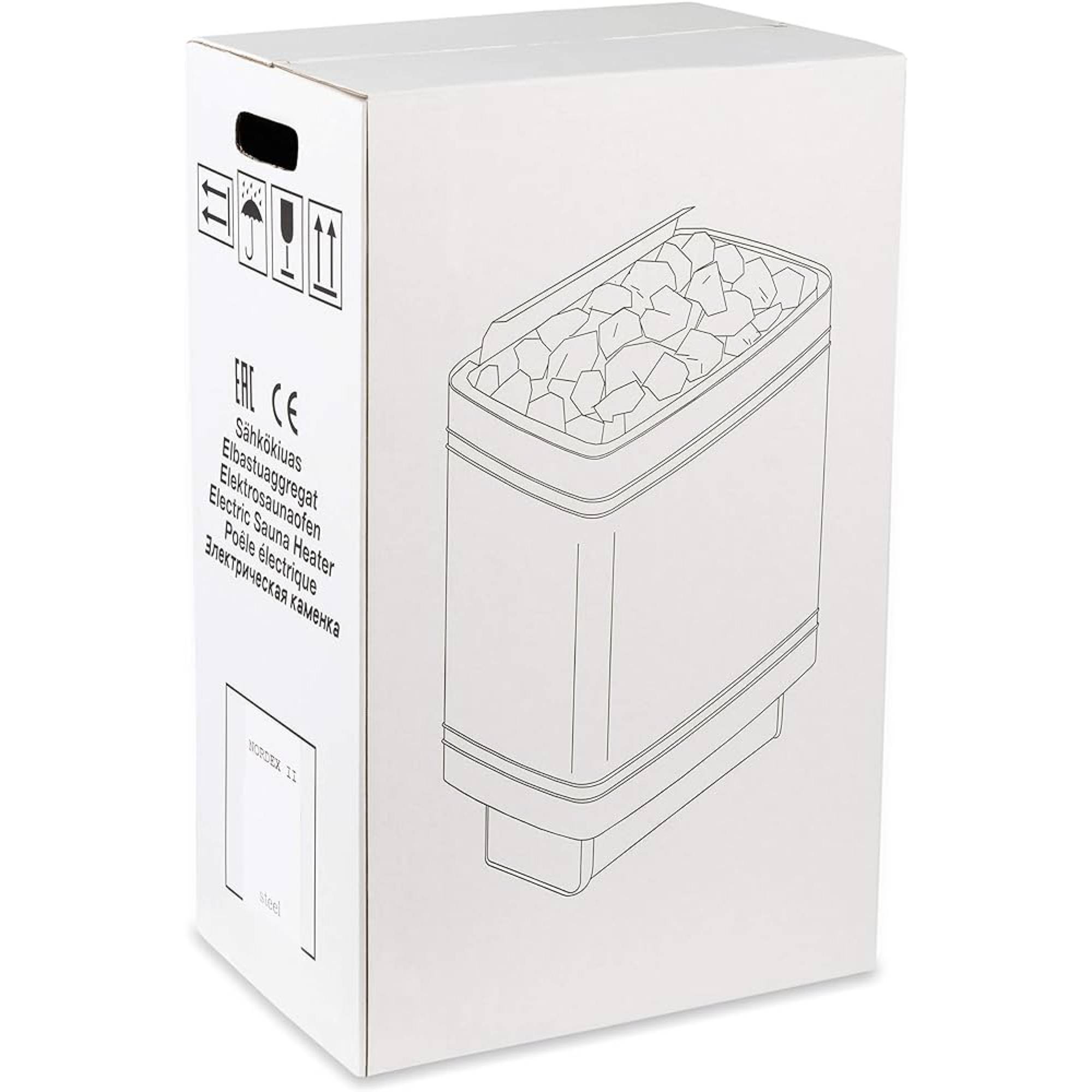 Sauna-Set finnischer Saunaofen Sentiotec Nordex II 9kW Sauna Heizgerät mit Saunasteuerung Sentiotec K1 und Steine Sauna-Set finnischer Saunaofen Sentiotec Nordex II 9kW Sauna Heizgerät mit Saunasteuerung Sentiotec K1 und Steine